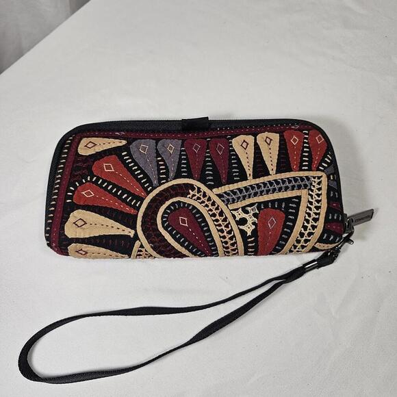 Handbags - Chiburi Accordion Wallet RFID Block. Unique Pattern Colorful Organized Cloth